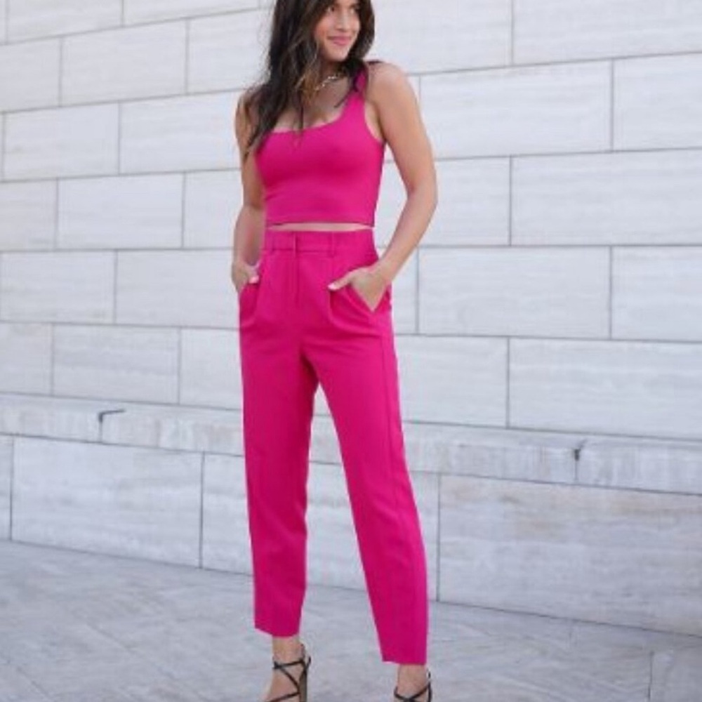 NWT Express High Rise Pleated Ankle Pant - size 2s